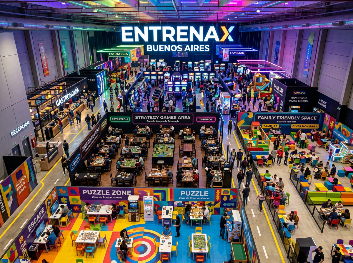Vista general del espacio Zona Juego desde arriba