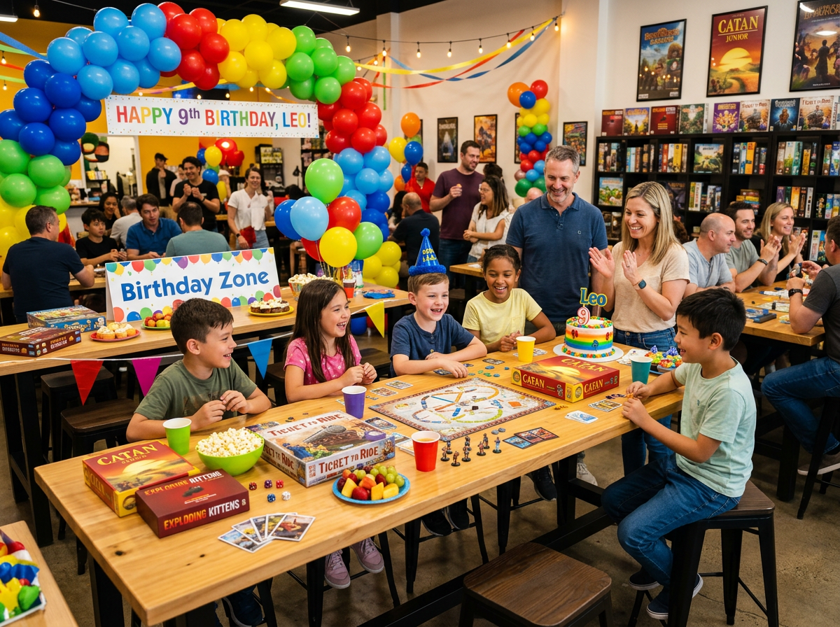 Festejo de cumpleaños en Zona Juego