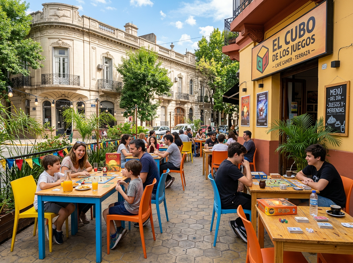 Terraza exterior de Zona Juego en Palermo